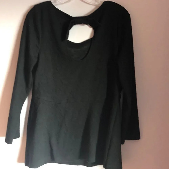 Leifsdottir for Anthropologie black shirt - Picture 3 of 8